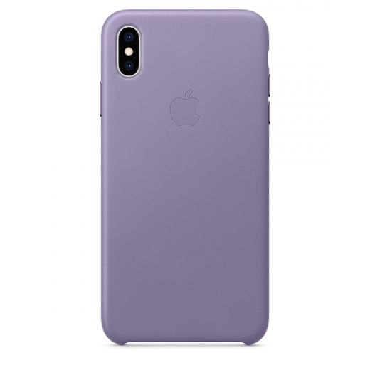 Чехол Apple Leather Case Lilac (MVH02) для iPhone XS Max