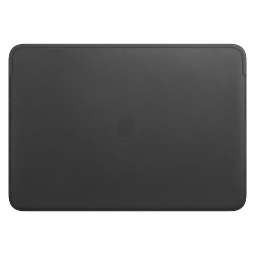 Оригинальный кожаный чехол Apple Leather Sleeve Black (MWVA2) для MacBook Pro 16" | Air 15.3" M2 | M3 (2023 | 2024)