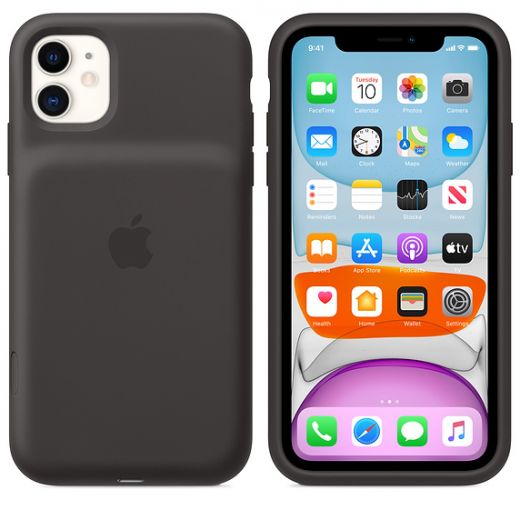 Чехол Apple Smart Battery Case with Wireless Charging Black (MWVH2) для iPhone 11