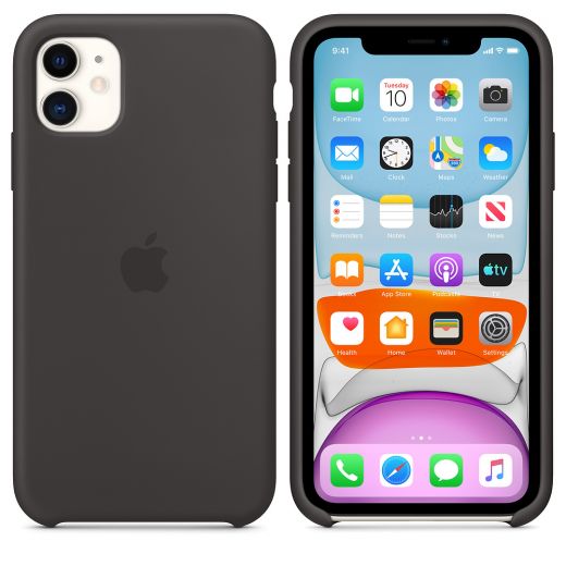 Чехол Apple Sillicone Case Black (MWVU2) для iPhone 11