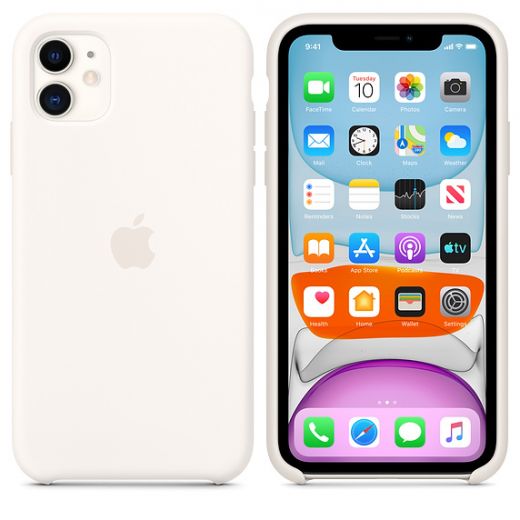 Чохол Apple Sillicone Case White (MWVX2) для iPhone 11