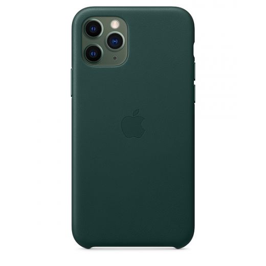 Чохол Apple Leather Case Forest Green (MWYC2) для iPhone 11 Pro