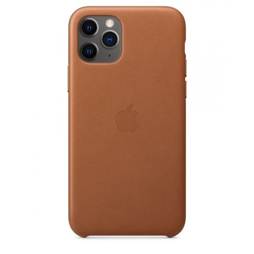 Чехол Apple Leather Case Saddle Brown (MWYD2) для iPhone 11 Pro