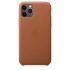 Чехол Apple Leather Case Saddle Brown (MWYD2) для iPhone 11 Pro