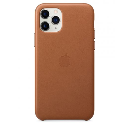 Чохол Apple Leather Case Saddle Brown (MWYD2) для iPhone 11 Pro