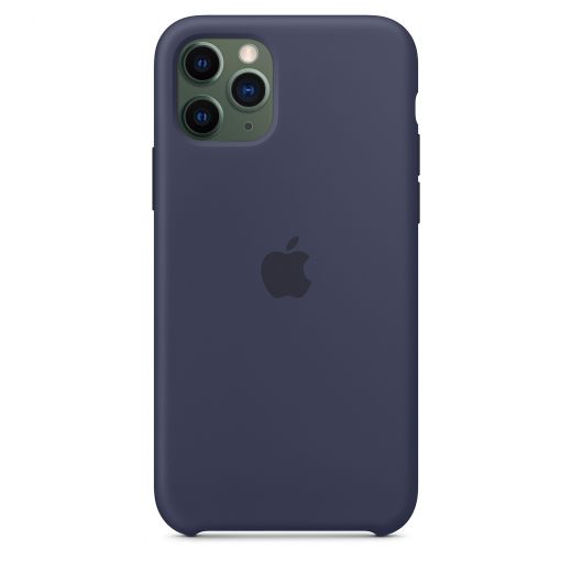 Чехол Apple Sillicone Case Midnight Blue (MWYJ2) для iPhone 11 Pro