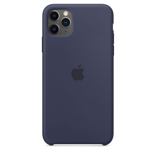 Чохол Apple Silicone Case Midnight Blue (MWYW2) для iPhone 11 Pro Max