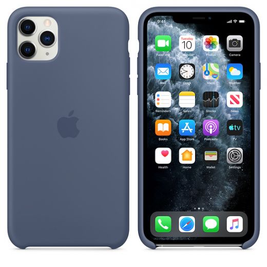 Чохол Apple Silicone Case Alaskan Blue (MX032) для iPhone 11 Pro Max