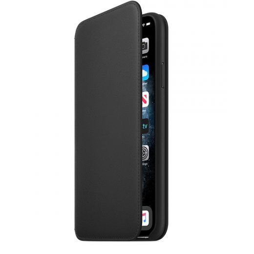 Чехол Apple Leather Folio Case Black (MX082) для iPhone 11 Pro Max