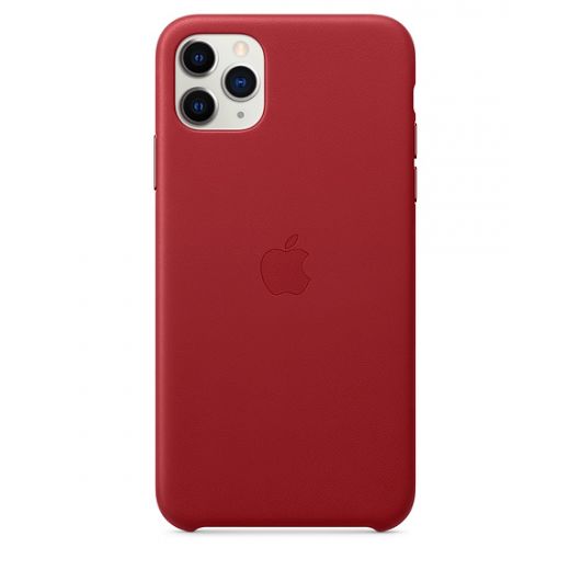 Чехол Apple Leather Case (PRODUCT)Red (MX0F2) для iPhone 11 Pro Max