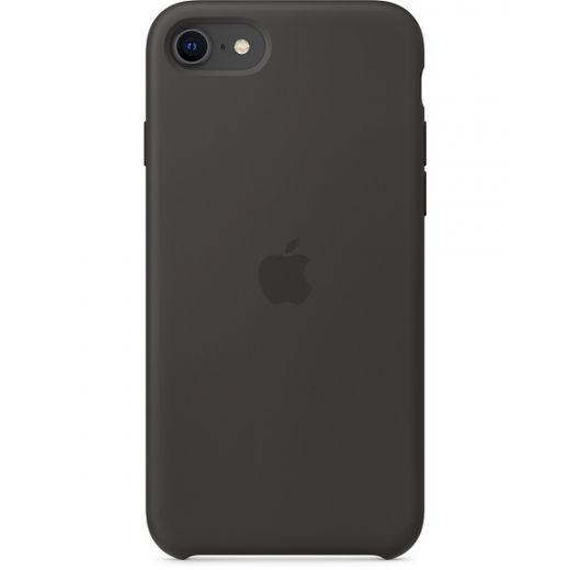 Чехол Apple Silicone Case Black (MXYH2) для iPhone SE (2020)