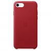 Чехол Apple Leather Case Red (PRODUCT) (MXYL2) для iPhone SE (2020)