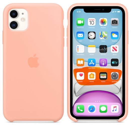 Чохол Apple Sillicone Case Grapefruit (MXYX2) для iPhone 11