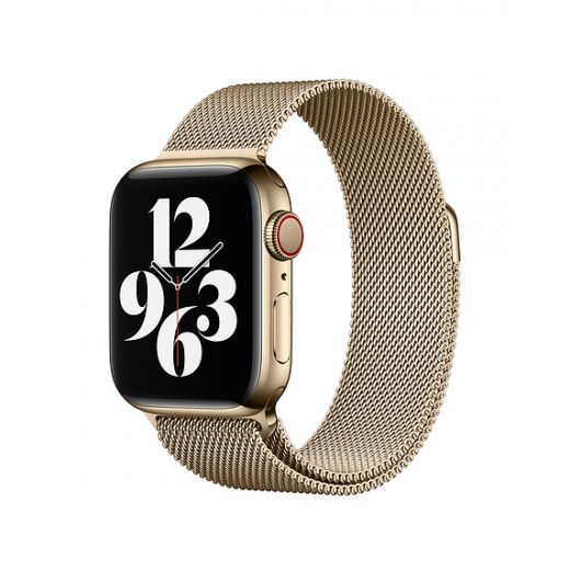 Оригинальный ремешок Apple Milanese Loop Gold (MYAM2) для Apple Watch 38mm | 40mm | 41mm