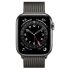 Apple Watch Series 6 (GPS + Cellular) 44mm Graphite Stainless Steel Case with Milanese Loop (M07R3)