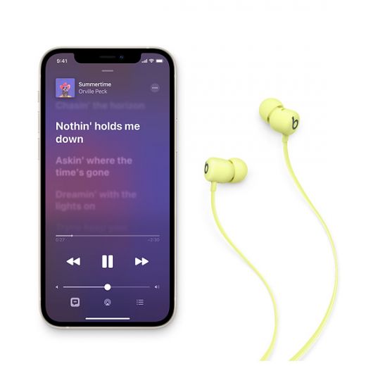 Беспроводные наушники-вкладыши Beats Flex, серия All‑Day Wireless, Yuzu Yellow (MYMD2)