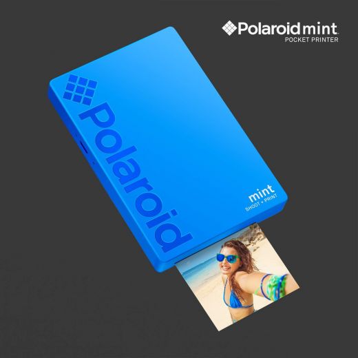 Принтер моментальной печати Polaroid Mint Pocket Printer Blue