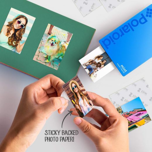 Принтер моментальной печати Polaroid Mint Pocket Printer Blue