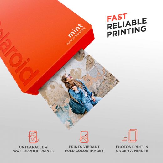 Принтер миттєвого друку Polaroid Mint Pocket Printer Red