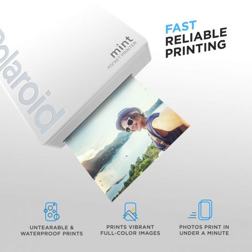 Принтер моментальной печати Polaroid Mint Pocket Printer White