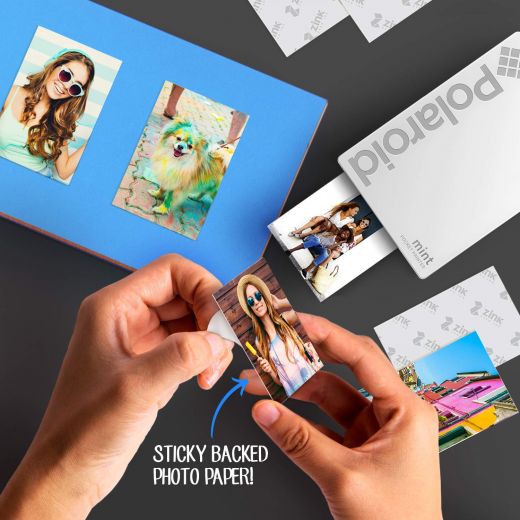 Принтер моментальной печати Polaroid Mint Pocket Printer White