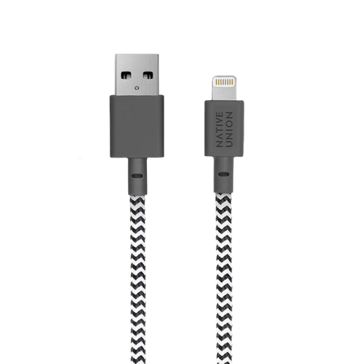 Кабель Native Union Night Cable Lightning Zebra (3 m) (NCABLE-L-ZEB-NP)