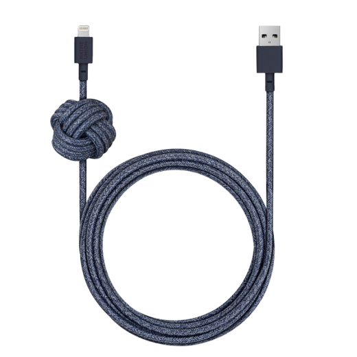 Кабель Native Union Night Cable Lightning Indigo (3 m) (NCABLE-L-IND-NP)