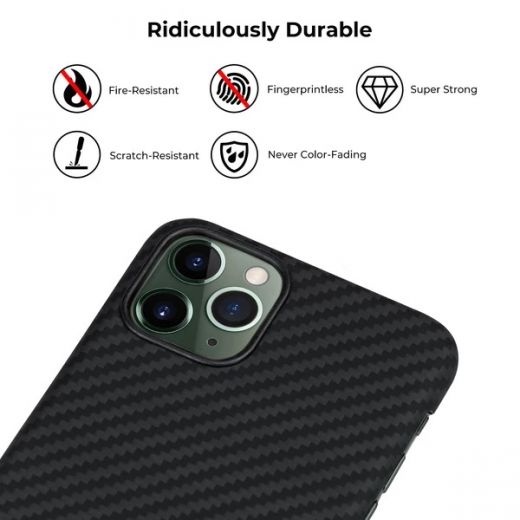 Чехол Pitaka MagCase Black/Grey (KI1101M) для iPhone 11 Pro Max