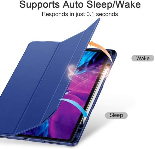 Чохол ESR Rebound Pencil Smart Case Navy Blue для iPad Pro 12.9" (2020/2018)