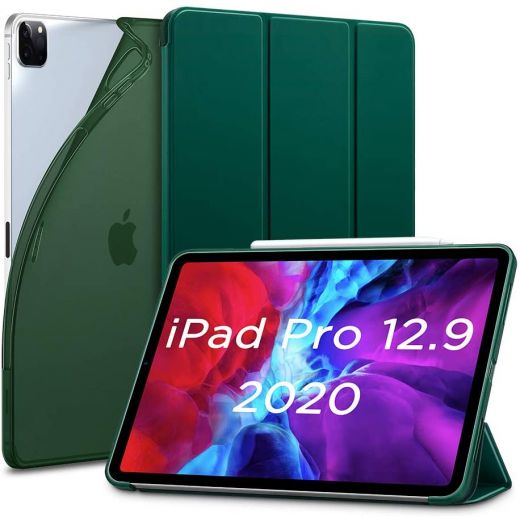 Чехол ESR Rebound Slim Smart Case Pine Green для iPad Pro 12.9" M1 (2021 | 2020 | 2018)