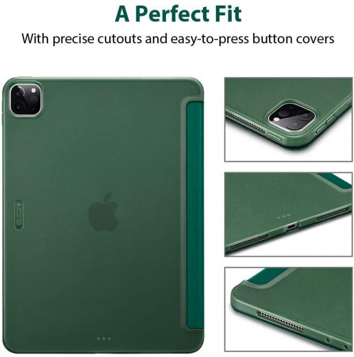 Чехол ESR Rebound Slim Smart Case Pine Green для iPad Pro 11" (2020/2018)