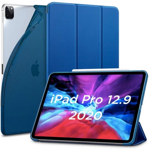 Чохол ESR Rebound Slim Smart Case Navy Blue для iPad Pro 12.9" (2020/2018)