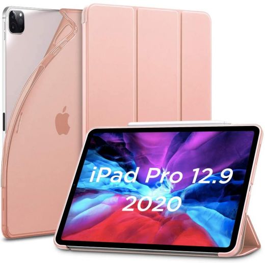 Чехол ESR Rebound Slim Smart Case Rose Gold для iPad Pro 12.9" M1 (2021 | 2020 | 2018)