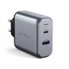 Швидка зарядка Satechi 30W Dual-Port Wall Charger Space Gray (ST-MCCAM-EU)