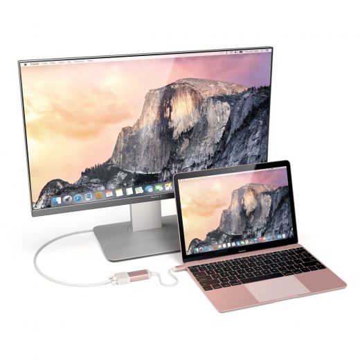 Адаптер Satechi Type-C VGA Adapter Rose Gold (ST-TCVGAR)