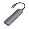 Адаптер Satechi Slim Aluminum Type-C Multi-Port Space Gray (ST-CMAM)