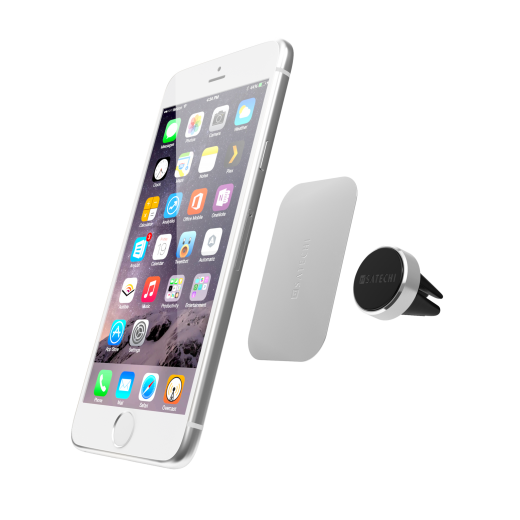 Автотримач Satechi Aluminum Vent Magnet Mount Silver (ST-MVMS)