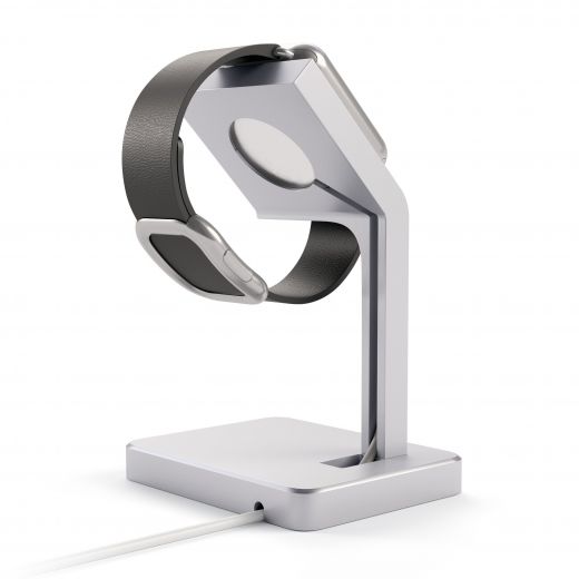 Подставка Satechi Charging Stand для Apple Watch Silver (ST-AWSS)