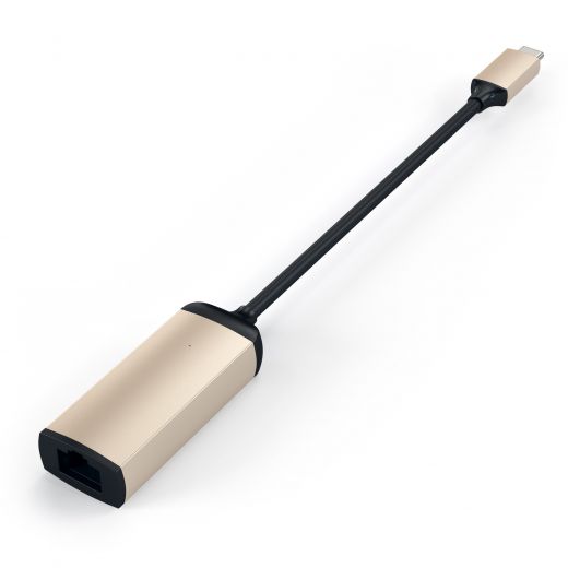 Адаптер Satechi Type-C Ethernet Adapter Gold (ST-TCENG)