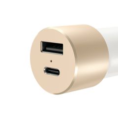 Автомобільна зарядка Satechi USB Car Charger with Type-C Gold (ST-TCUCCG)