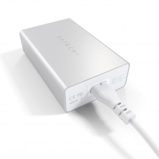 Адаптер Satechi USB-C 40W Travel Charger Silver (ST-ACCAS)