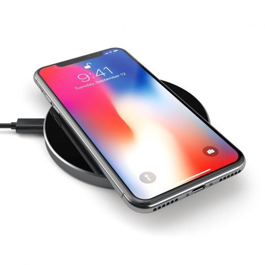Бездротова зарядка Satechi Wireless Charging Pad Space Grey (ST-WCPM)