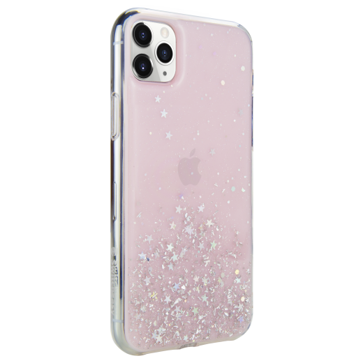 Чехол SwitchEasy Starfield Transparent Rose (GS-103-83-171-61) для iPhone 11 Pro Max