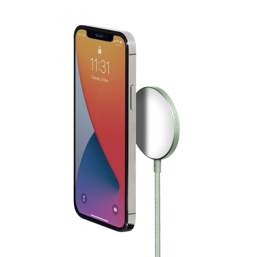 Беспроводная зарядка Native Union Snap Magnetic Wireless Charger Sage