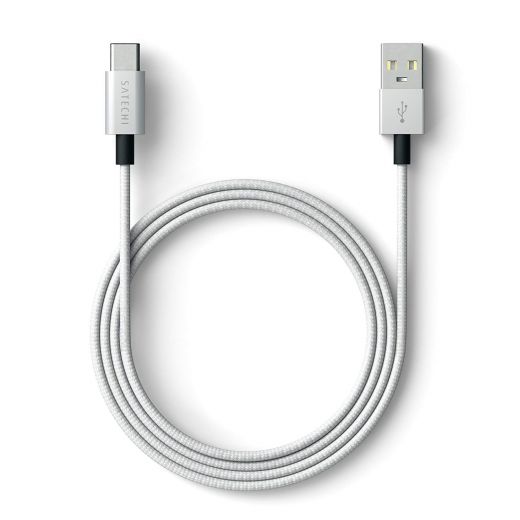 Кабель Satechi Aluminum Type-C USB 3.1 to Type-A USB 2.0 Cable Silver (ST-TCTAS)