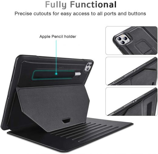 Чехол ESR Sentry Stand Case Black для iPad Pro 11" (2020/2018)