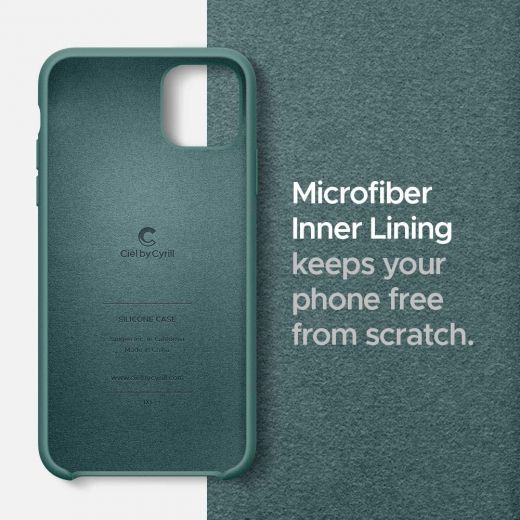 Чехол Ciel by Cyrill Silicone Collection Pine Green для iPhone 11 Pro Max