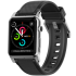 Ремінець Nomad Vulcanized LSR Silicone Strap Black/Grey для Apple Watch