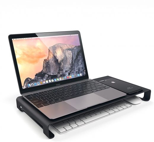 Підставка Satechi Aluminum Universal Unibody Monitor Stand Space Grey для MacBook