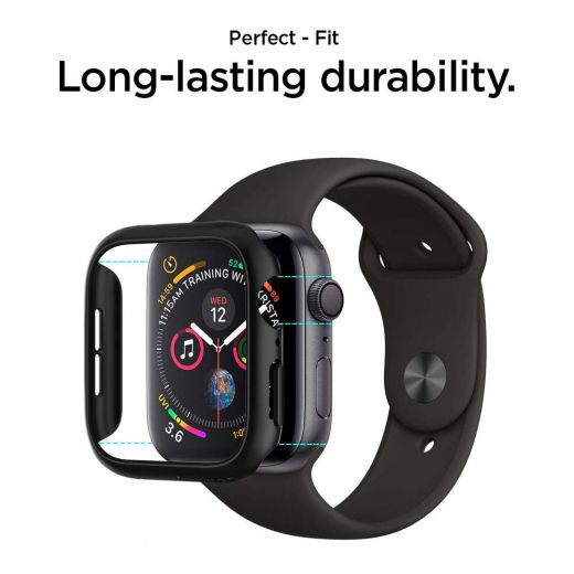 Чехол Spigen Thin Fit Black для Apple Watch 40mm Series 4